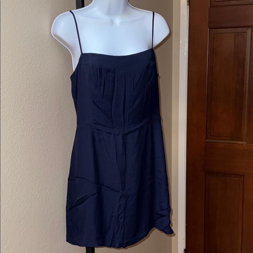 Wilfred Navy Mini Dress